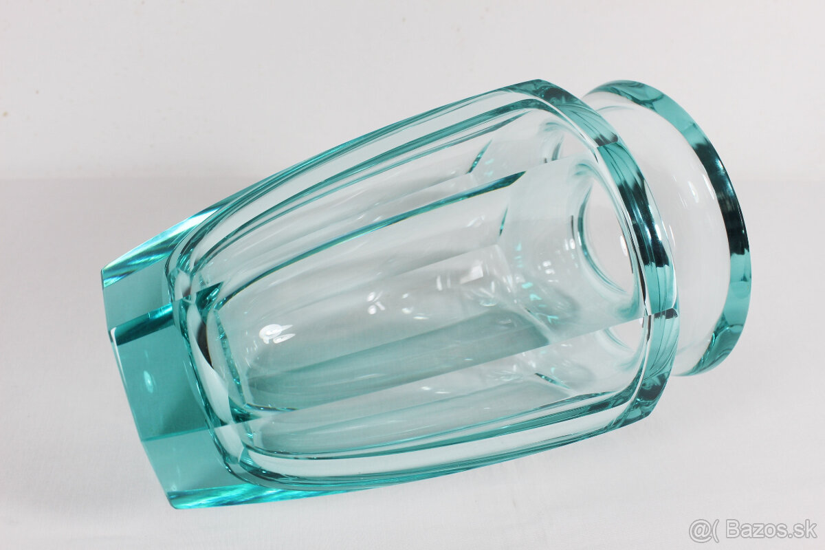 art deco váza Moser 4 - 5