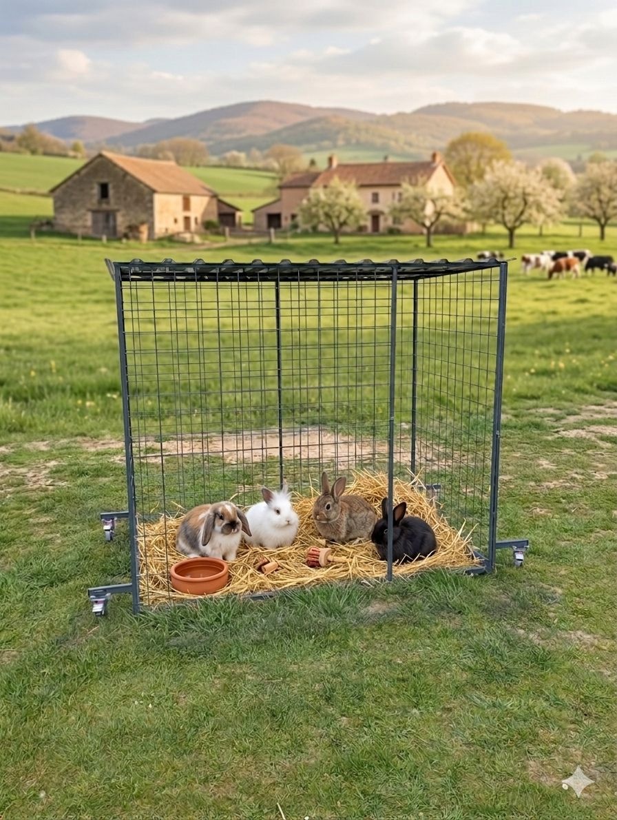 Mobilná klietka voliera - 5