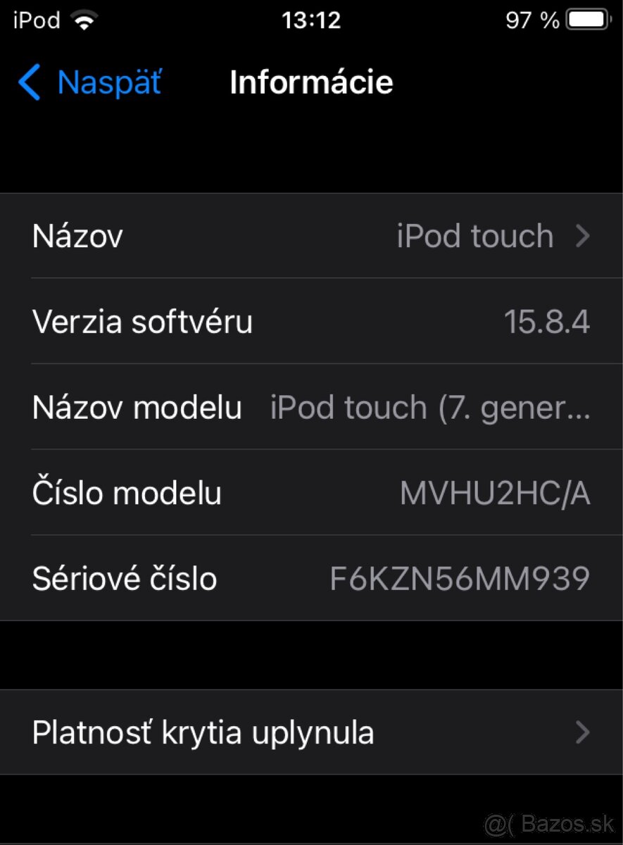 Apple iPod touch 7 – modrý, 32 GB - 5