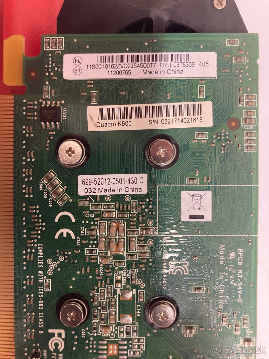 NVIDIA QUADRO K600 1GB PCIe - 5