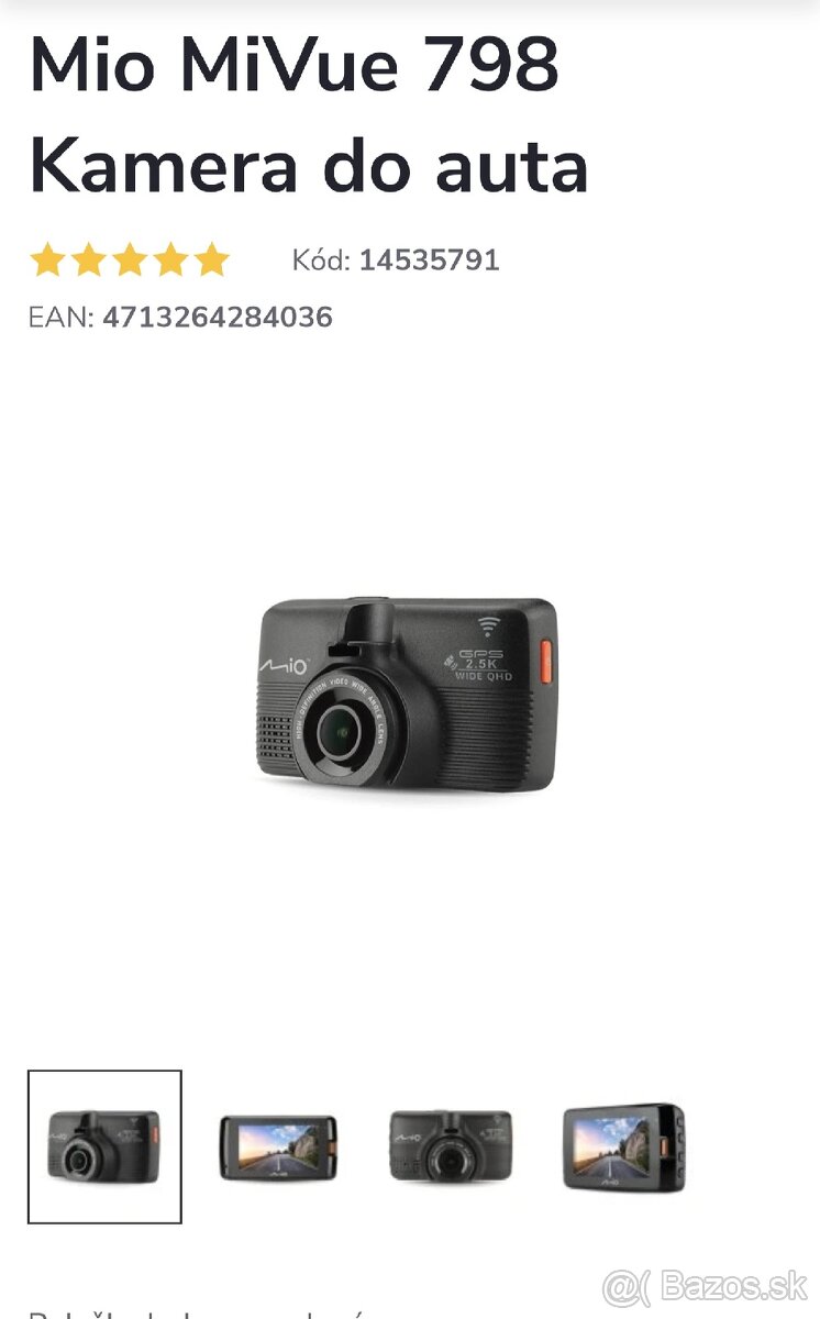 Kamera do auta Mio MiVue 798 - 5