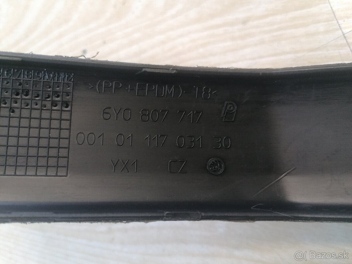 Lišta, Držiaky, zaslepka Naraznika Fabia1, L. - 5