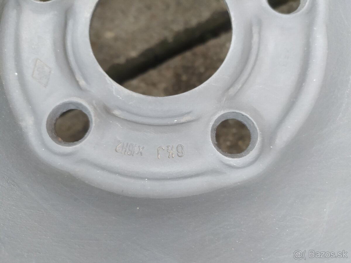 5x108 r16 plechové disky - 5
