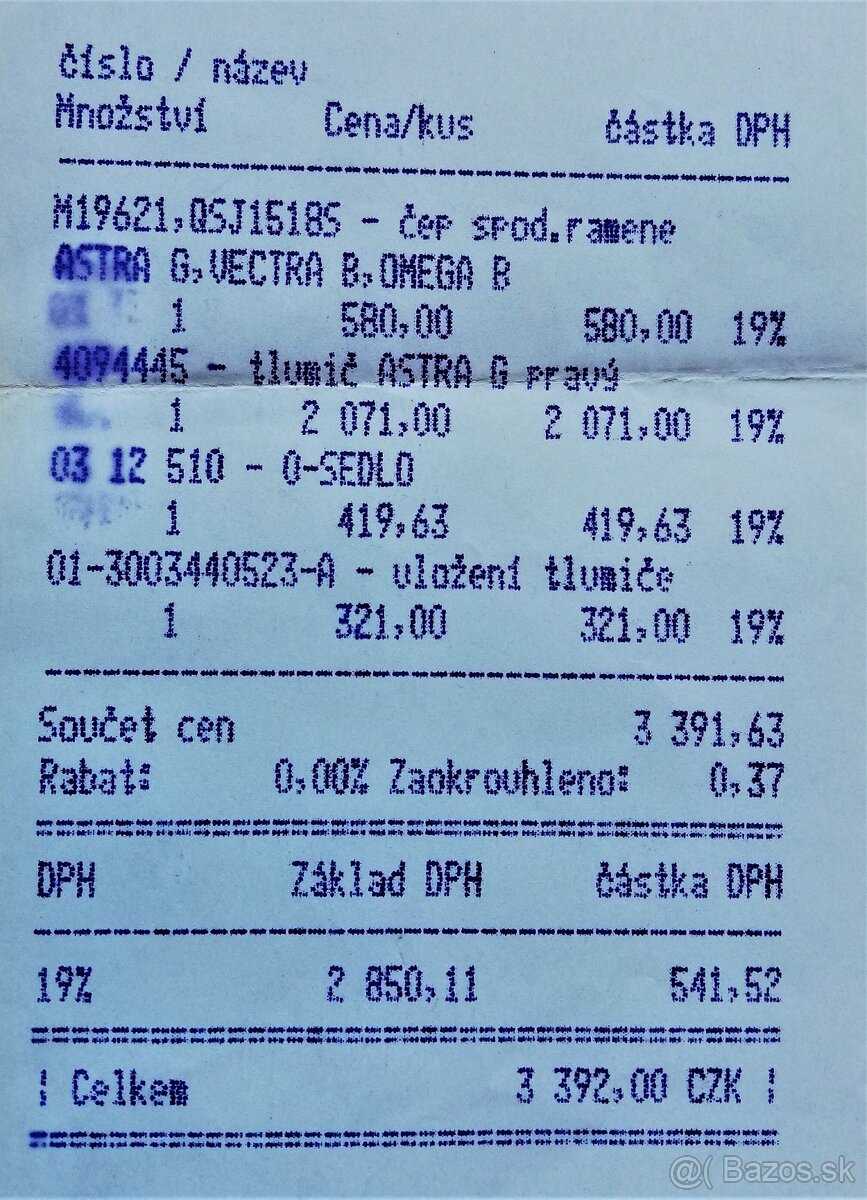 Tlmič Astra Caravan 1.4- 16v - 5