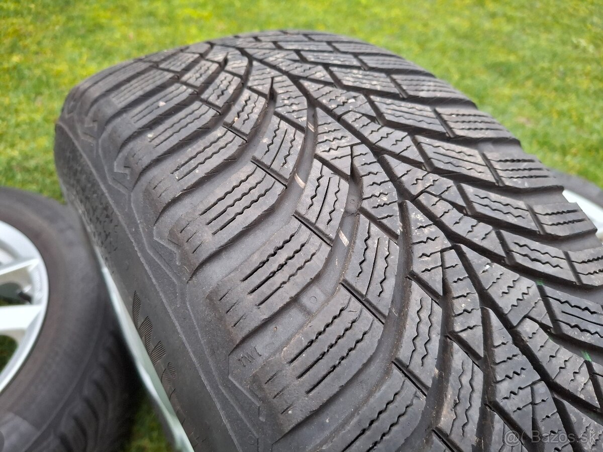 16" ALU 5x112 (audi a iné) + zimné 205/60 r16 8mm TOP - 5