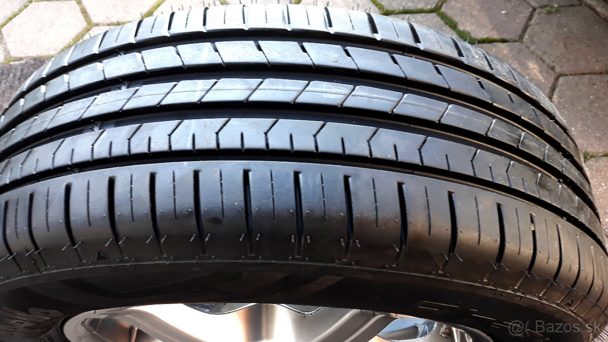 alu R15 5x110, Opel Astra, (+pneu 195/60, takmer NOVÉ) - 5