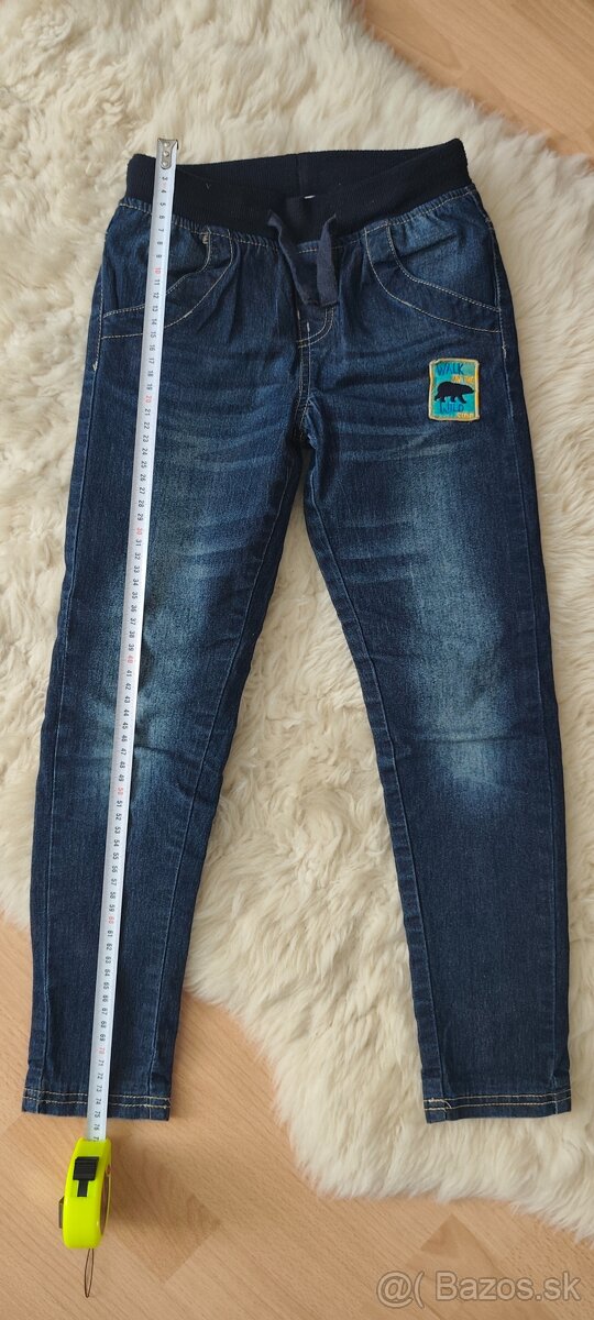 Zateplené nohavice a rifle - 5