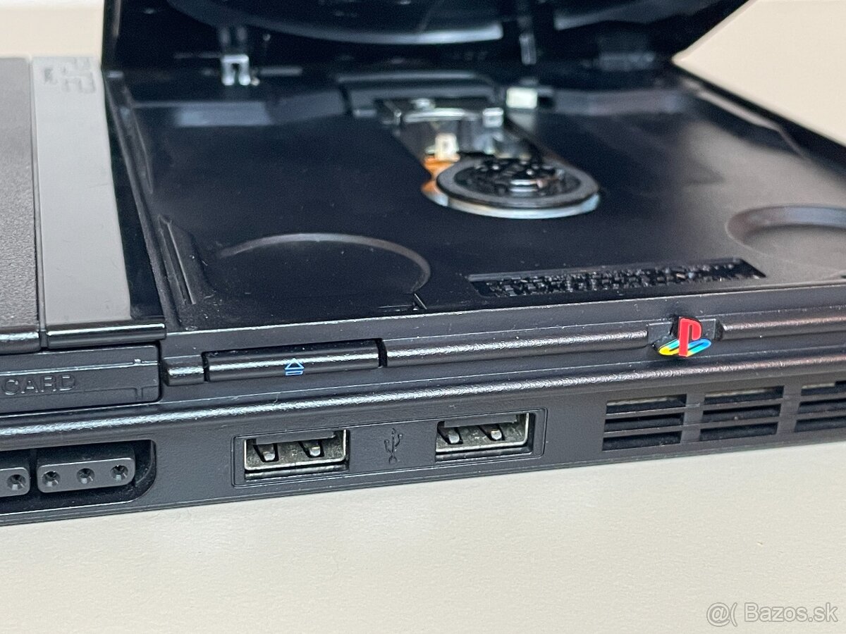 PS2 Slim SPCH 70004 + 5 hier + ovládač + memory card - 5