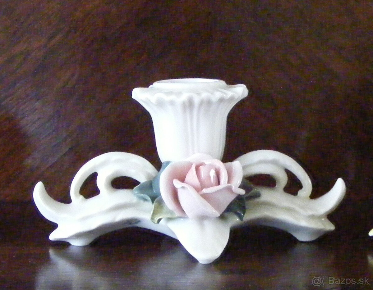 porcelánový svietnik - 5