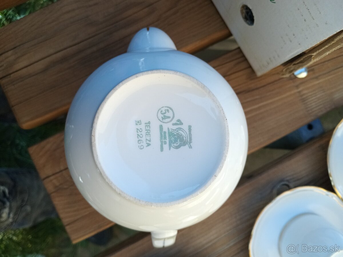 Bohemia porcelánový kávový set - 5