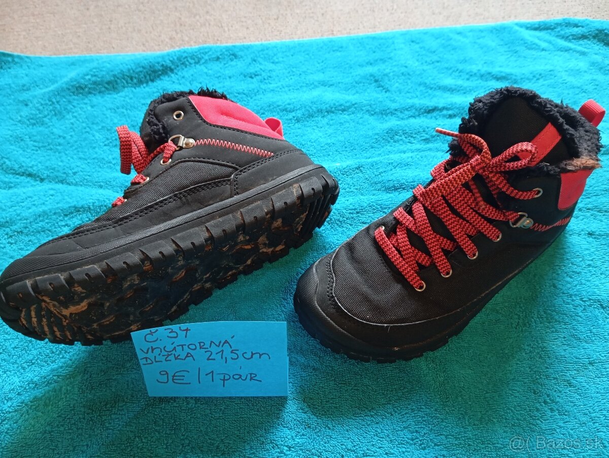 Kvalitné zimné topánky (31, 33, 34, 35, 36) - 5