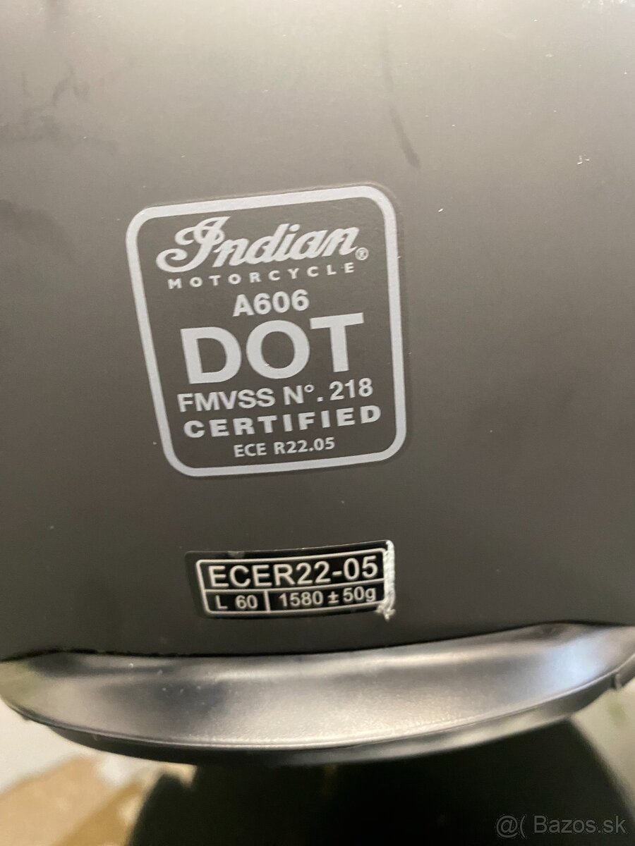 Prilba Indian A606 s Intercom Sena R50 - 5