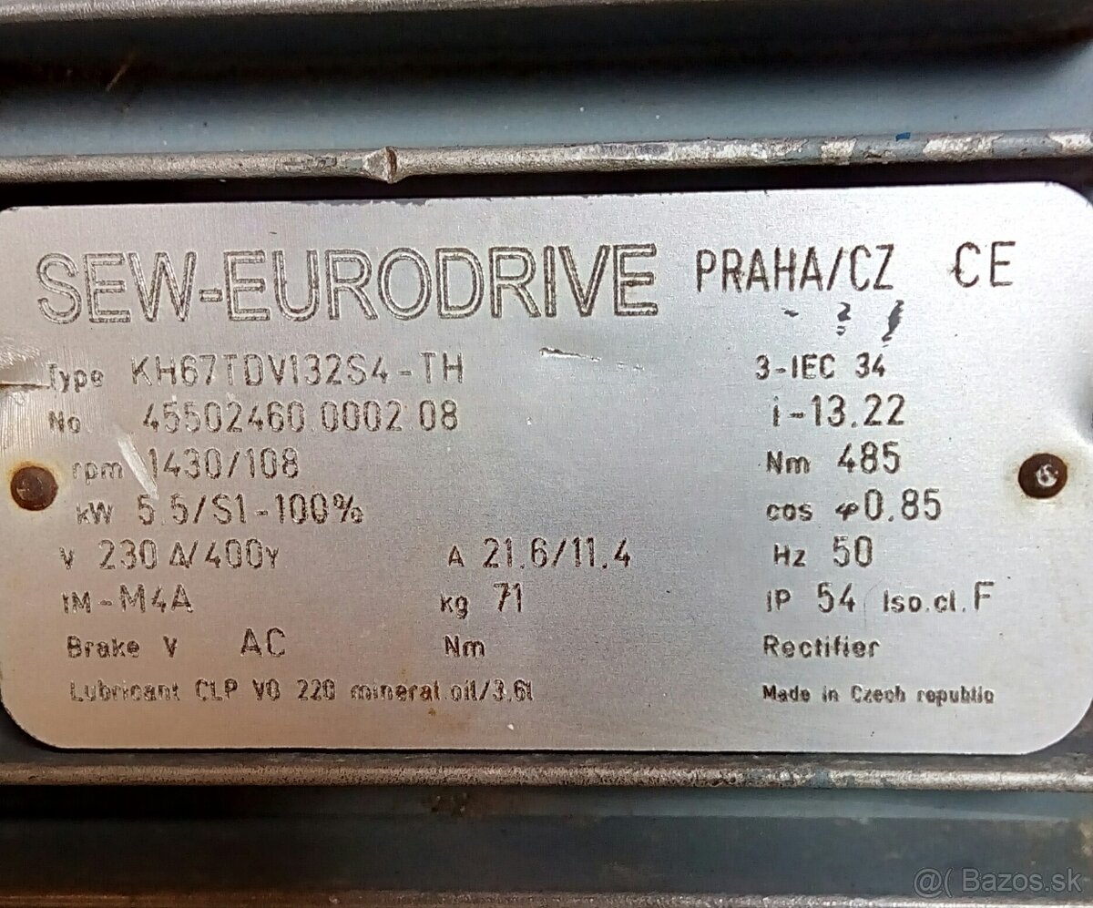 Elektroprevodovky 5,5 Kw;7,5Kw;2,2Kw - 5