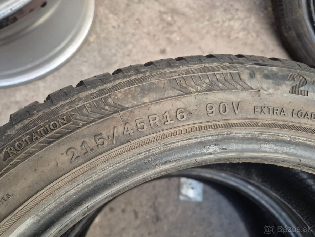 215/45 r16 celoročné 2 ks LINGLONG dezén 6,5 mm DOT2021 - 5
