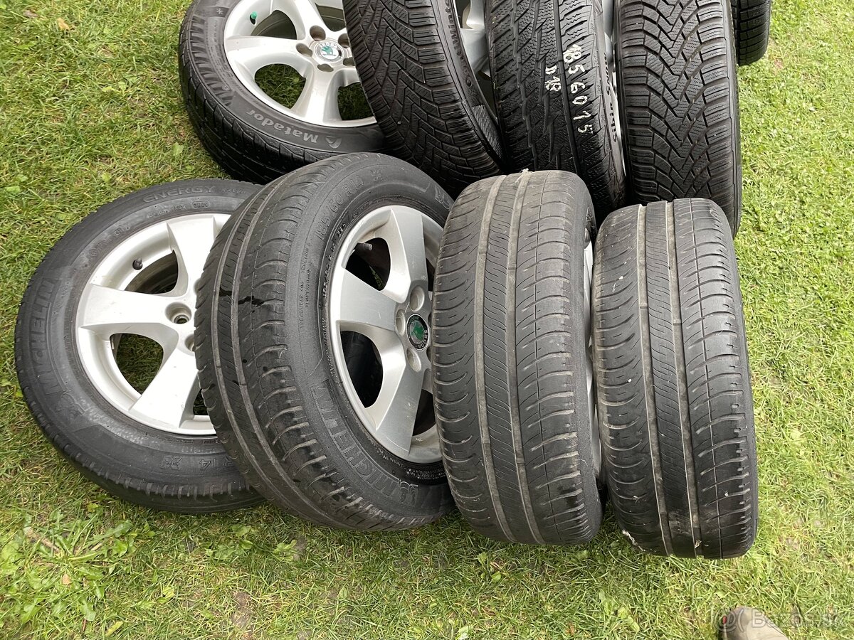 Orig. Alu disky 14 5x100 Fabia Roomster , leon ,Ibiza - 5