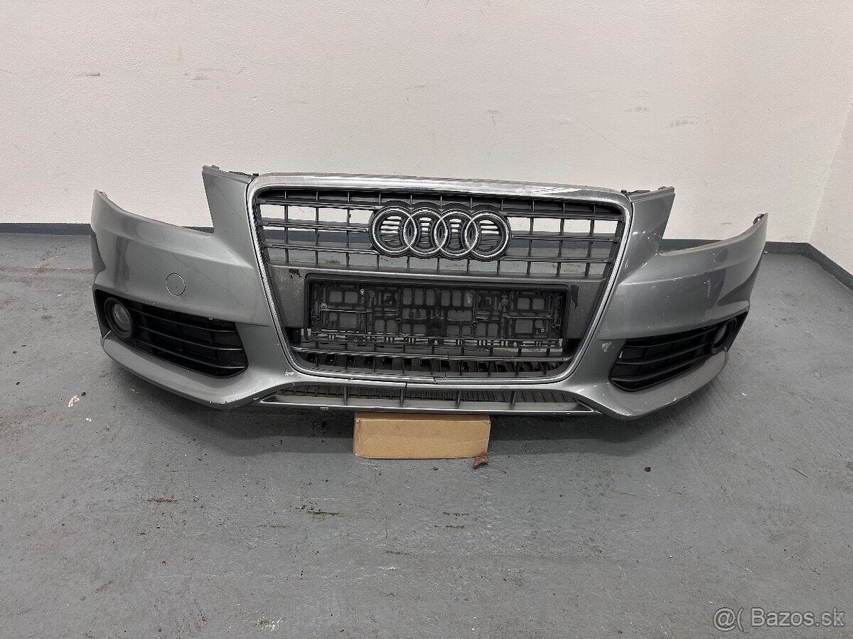Audi A4 B8 předek kapota nárazník světla chladiče blatník - 5