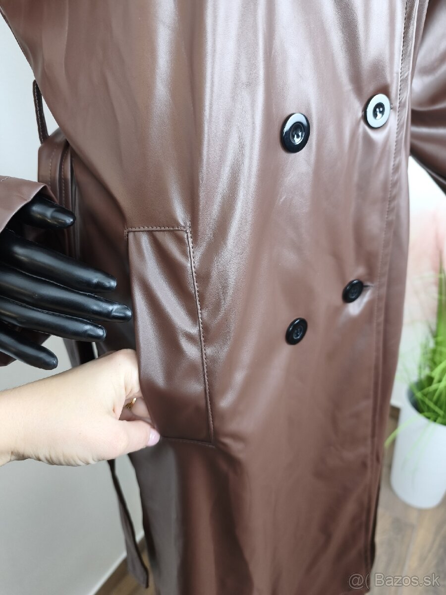 Dámsky kožený kabát - 5