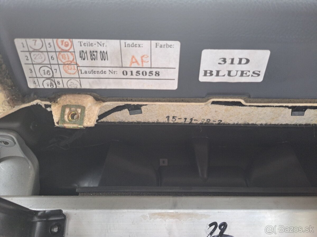 Predám palubnú dosku na Audi A8d2 - 5