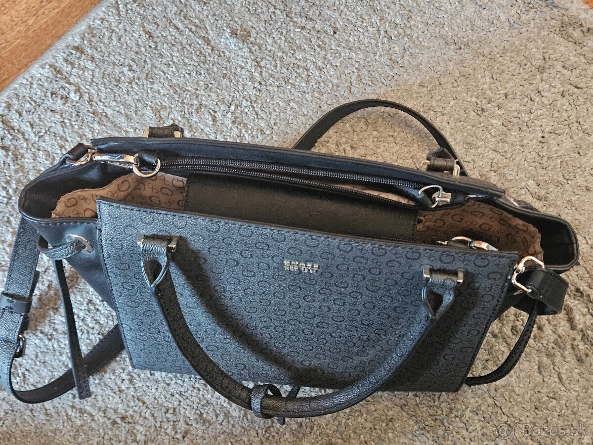 Guess kabelka čiernosivá - 5