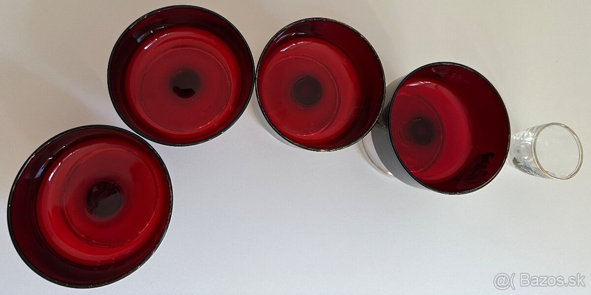 Retro poháre REP. S. MARINO – France – zberateľský set 4EUR - 5