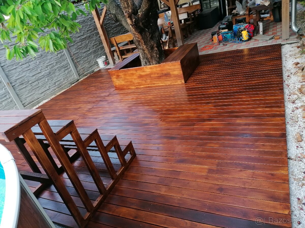 Agátová terasová doska - 5