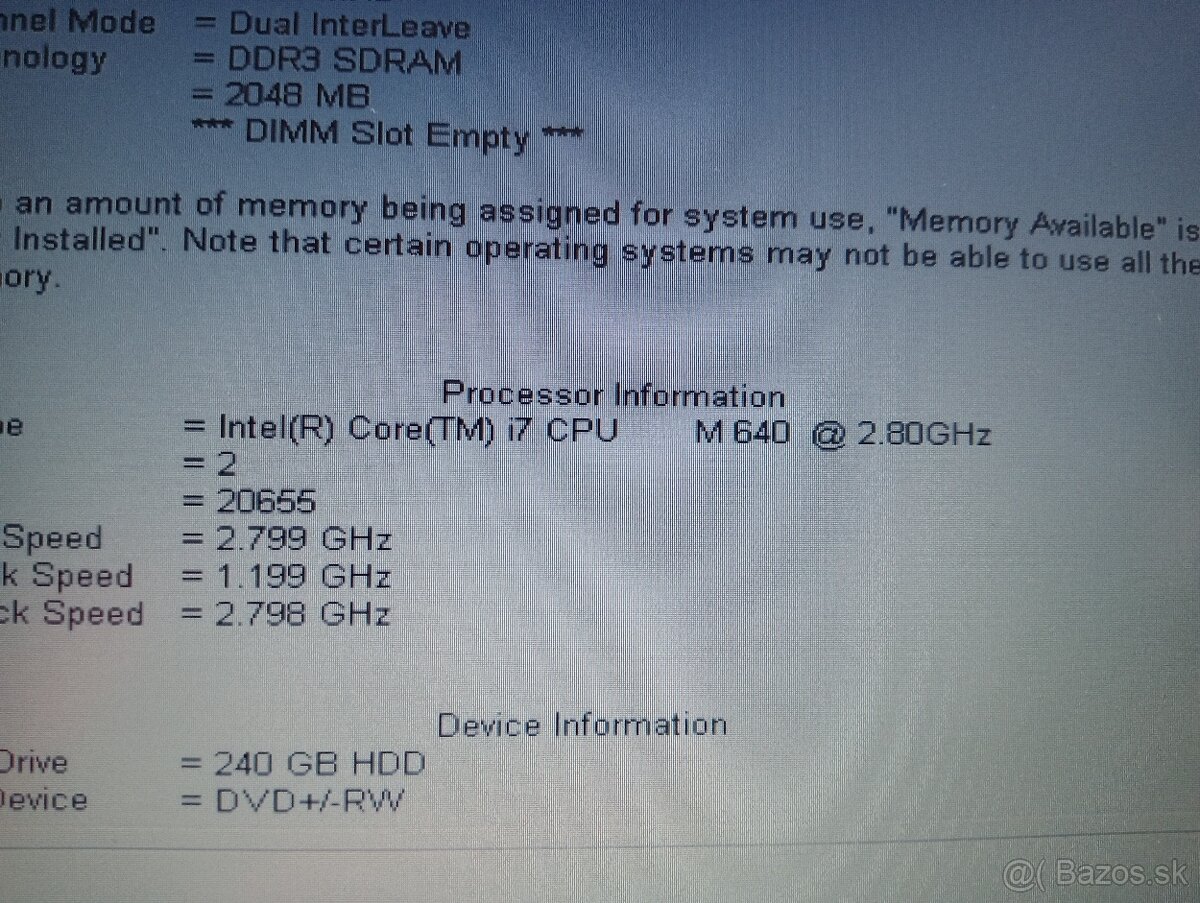 rozpredám na diely funkčný notebook Dell latitude e6410 - 5