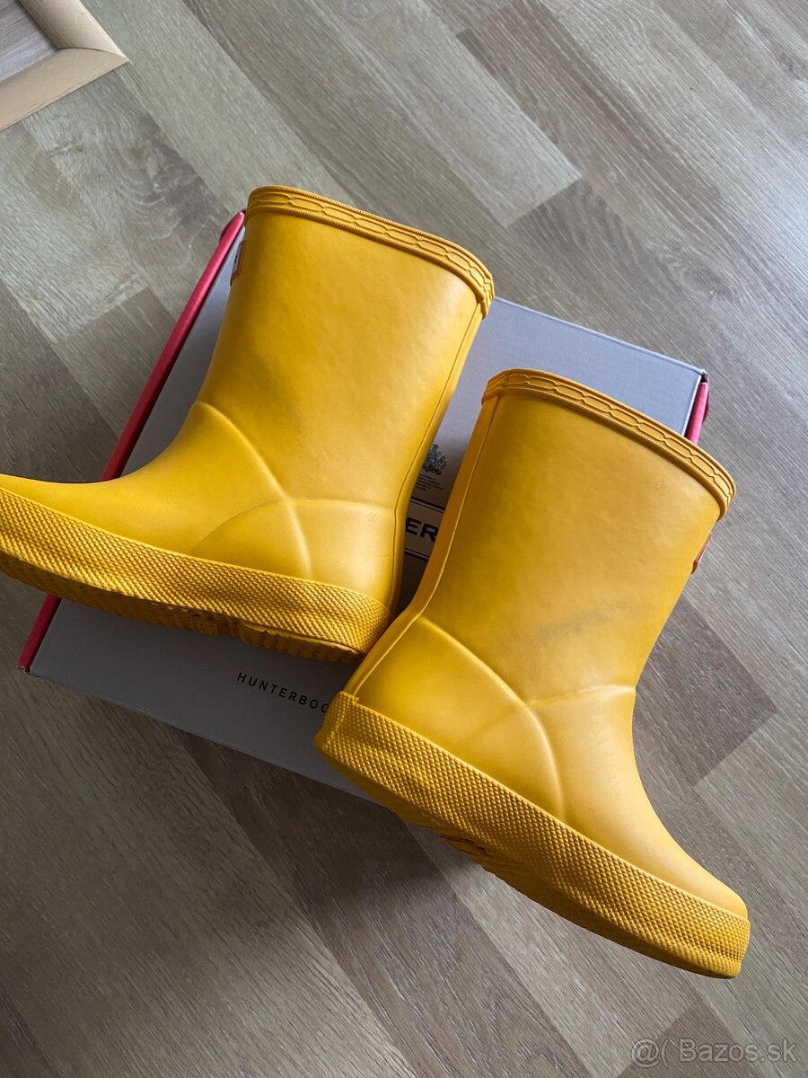 Detske zlte gumaky Hunter - 5