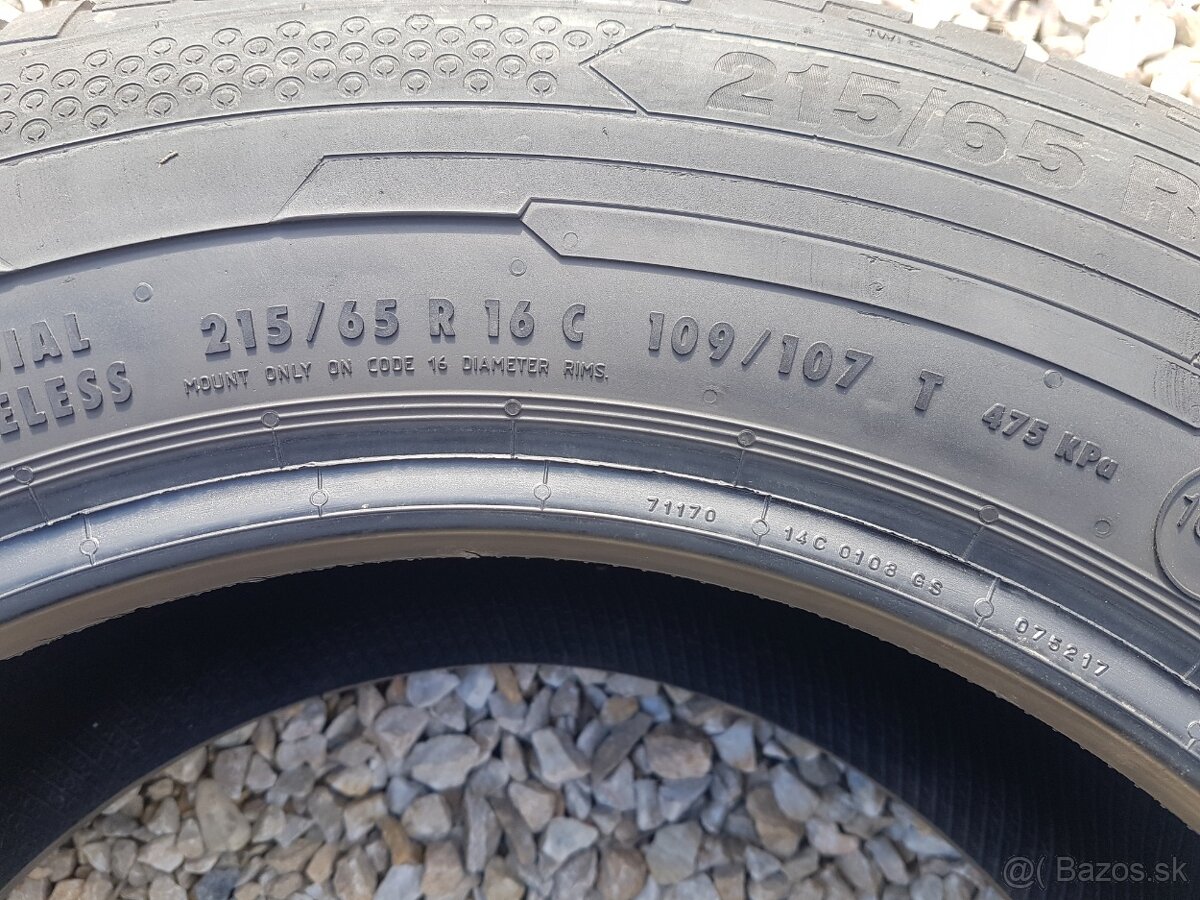 215/65 r16c letné pneumatiky 2ks Continental DOT2023 - 5