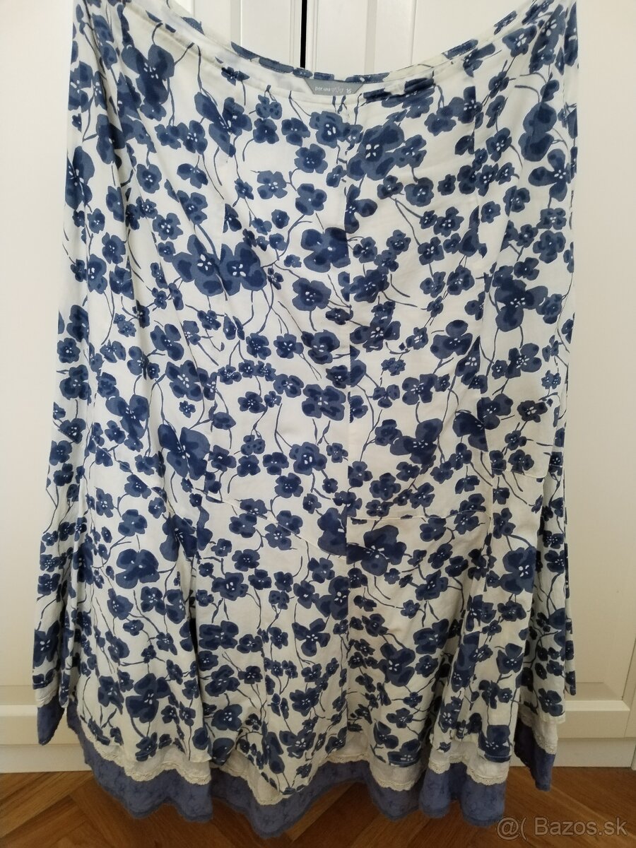 bavlnena sukňa modrá M&S - 5