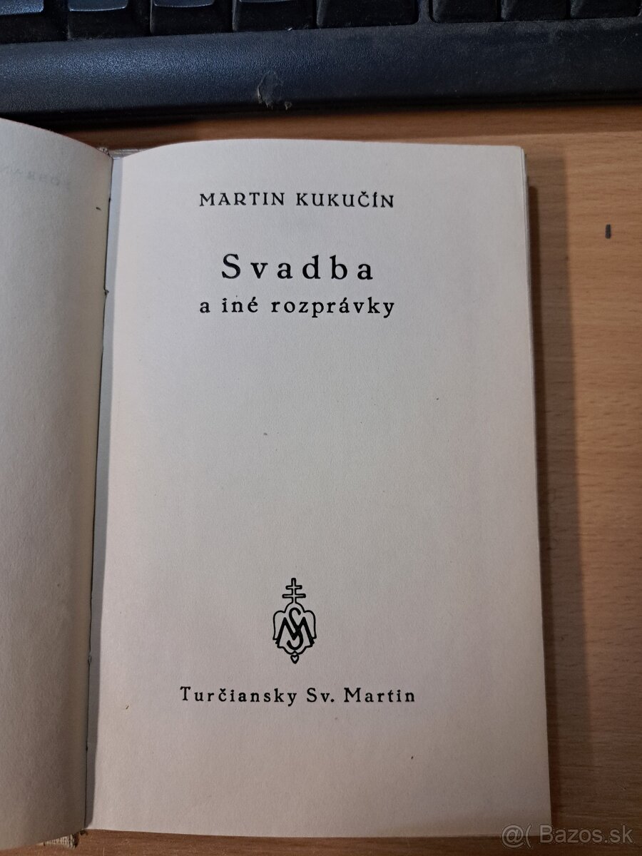 Knihy od M. Kukučína - 5