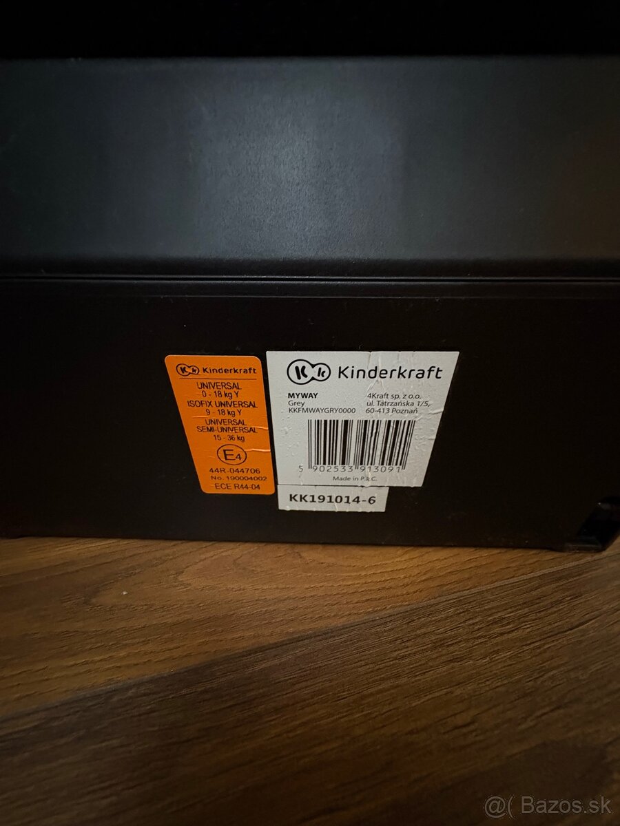 Autosedacka Kinderkraft Myway s isofixom - 5