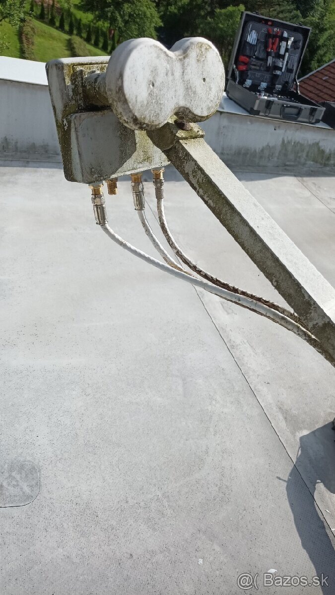 satelitná parabola satelit sirka 60cm s držiakom na stenu - - 5