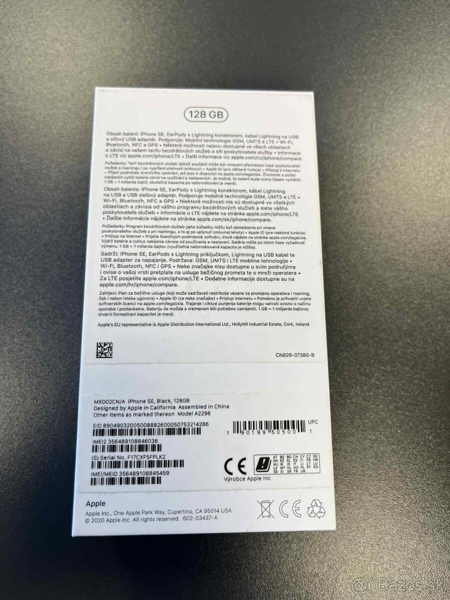 iPhone SE, Black 128GB - 5