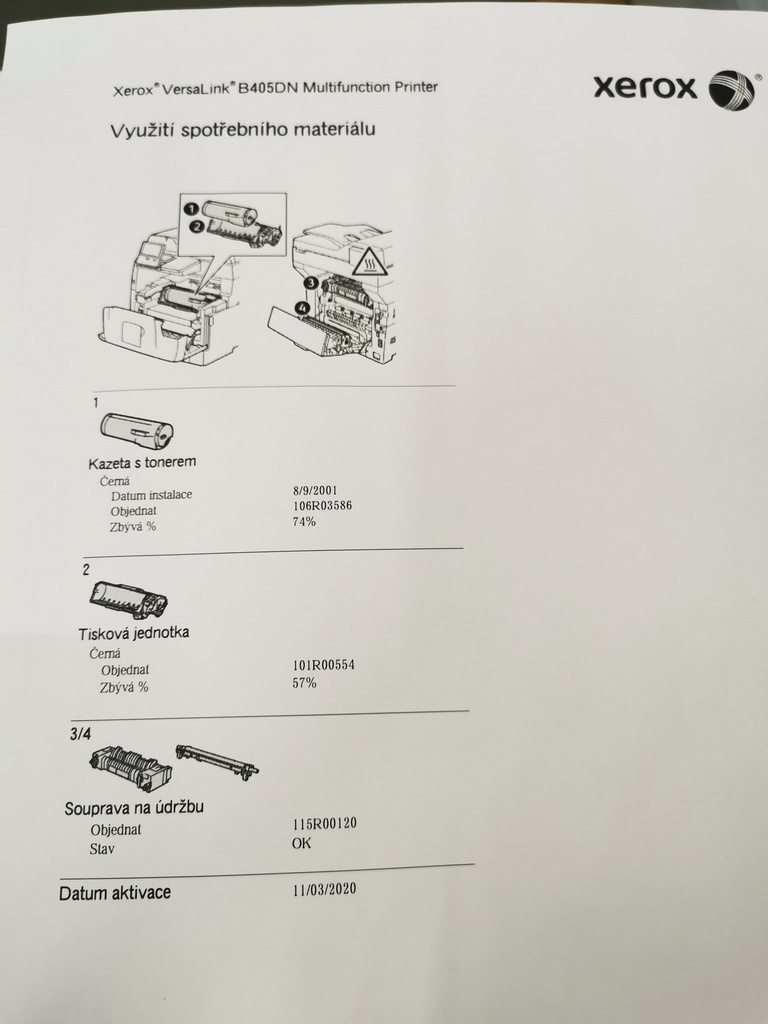 Xerox VersaLink B405 cierna multifukncia - 14142 stran - 5