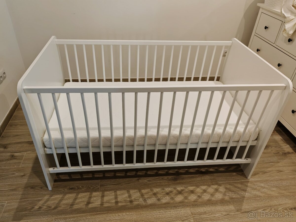 Detská postieľka biela - 5