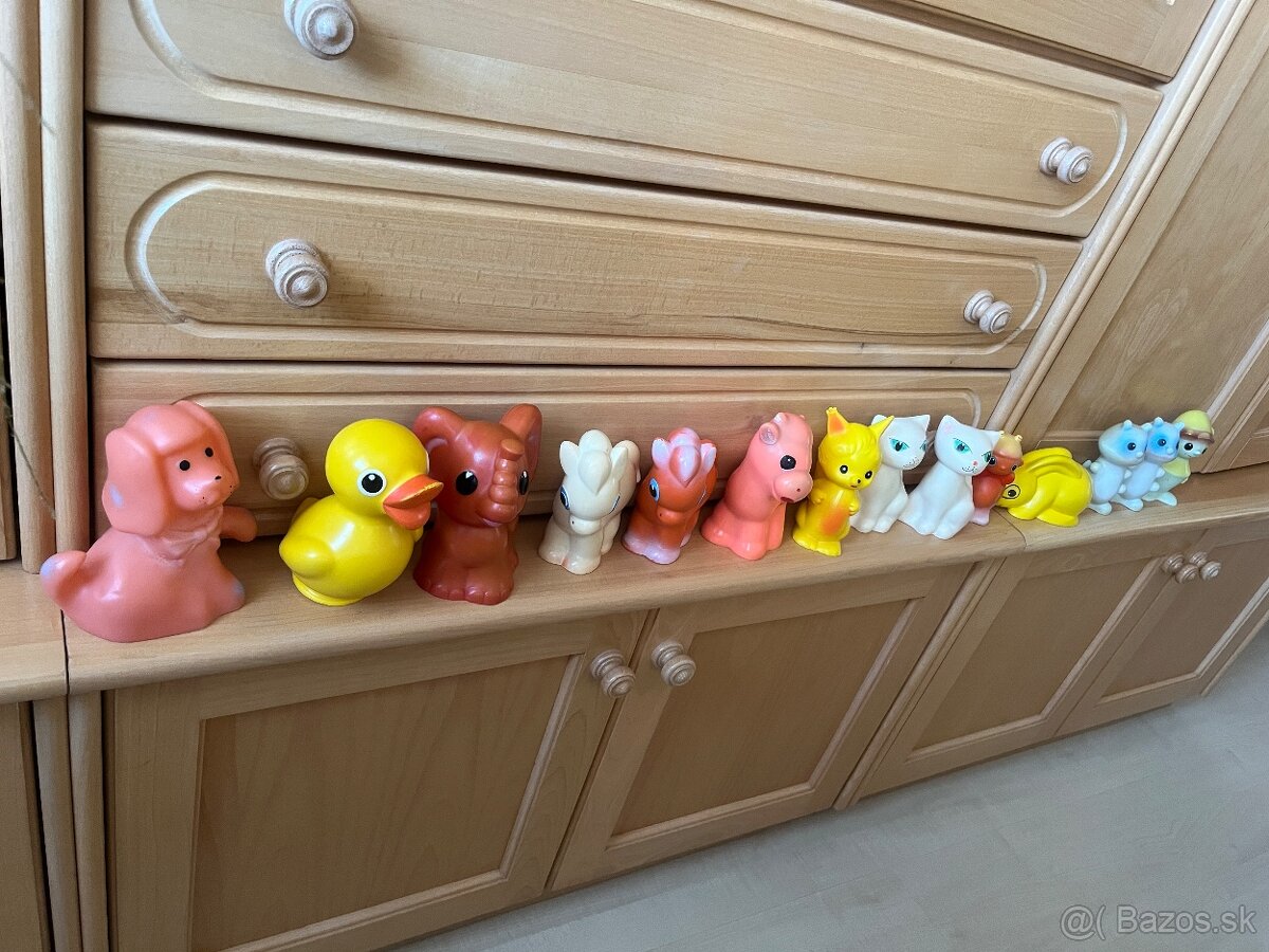 Retro pískacie gumené hračky - 5