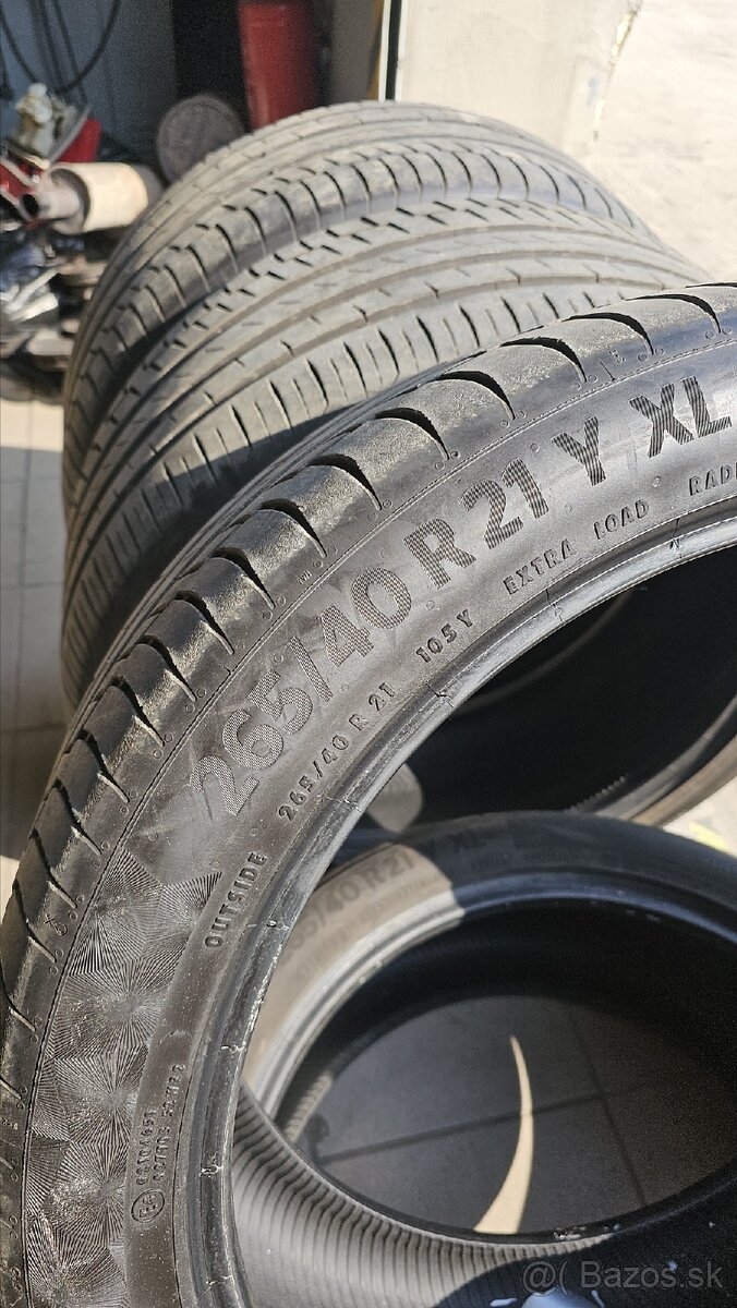Letné pneumatiky 265/40 R21 XL Continental - 5