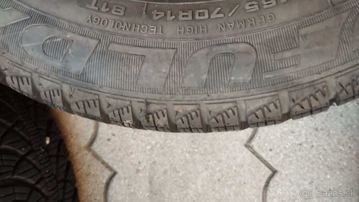 Sada diskov 5x100 zimne pneu.165/70R 14 81T SKODA VW - 5