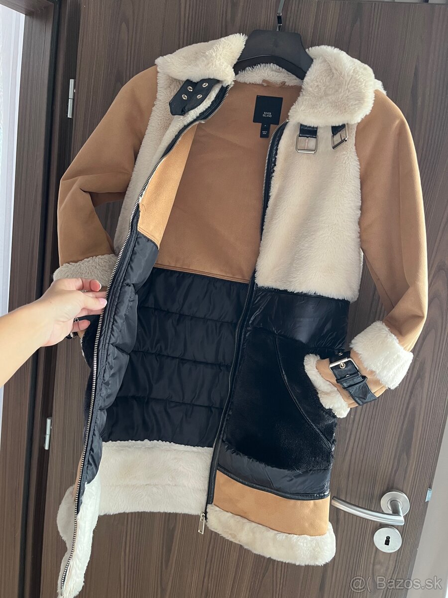 Športovo - elegantná kožušinová bunda - nová s visačkami - 5