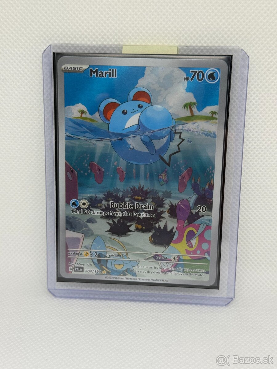 Pokémon karta Marill 204/193 – Paldea Evolved – IR - EX - 5