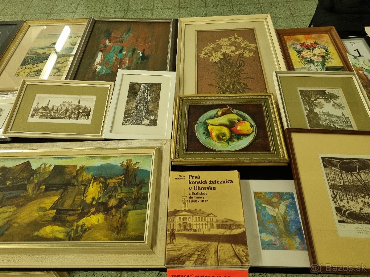 Predám grafiky Petra Kľúčika a obrazy aj grafiky iných autor - 5