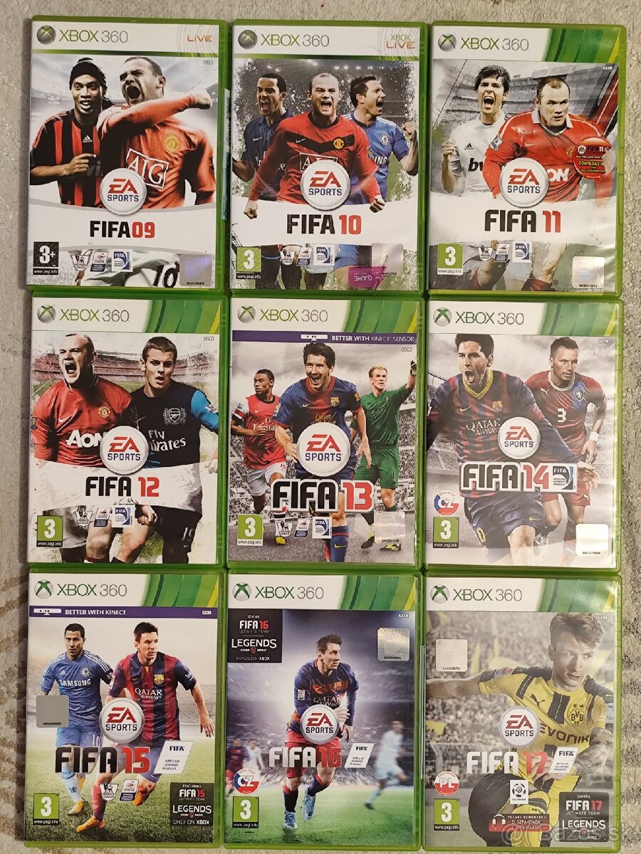 Zbierka hier FIFA na Xbox 360 - 5