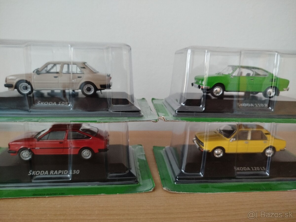 Predam model auta skoda rôzne 1:43. - 5