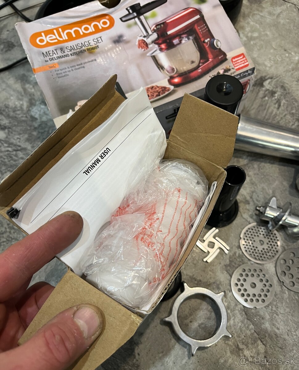 Delimano Pro nový mlynček na mäso a cesto kuchynský robot - 5