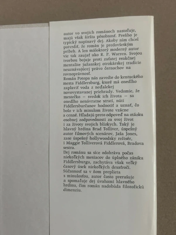 Potopa - Robert Penn Warren rok 1986 - 5