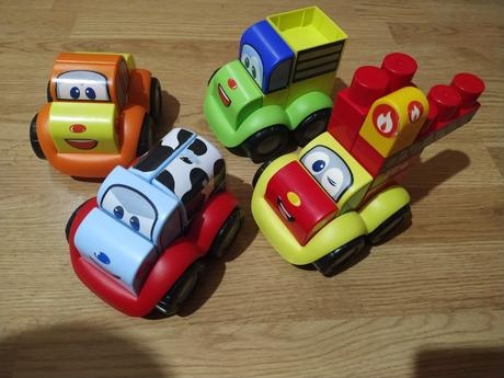 Maxi lego autíčka 4ks - 5