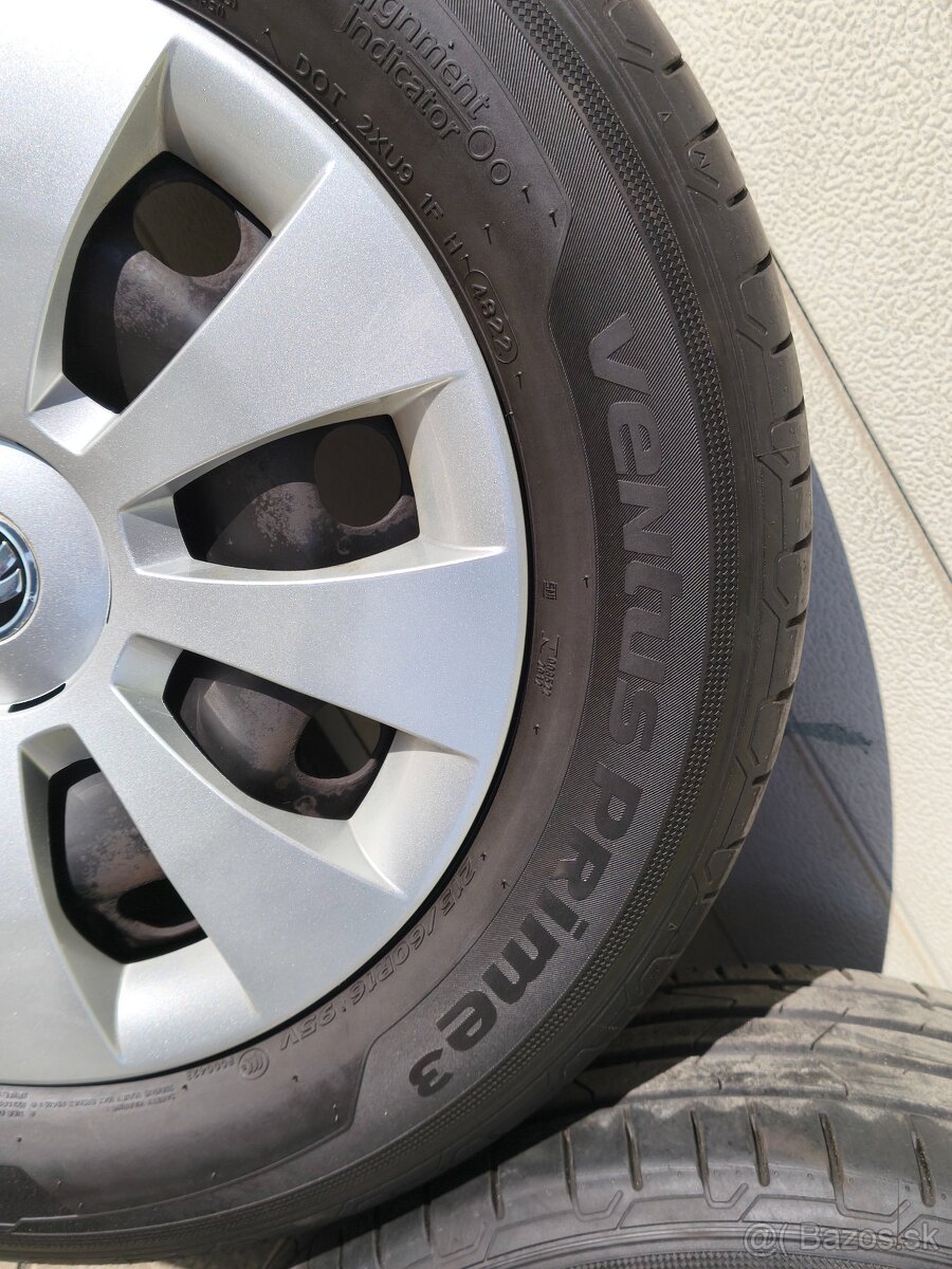 SKODA/VW DISKY R16 + 215/60 LETNE - 5