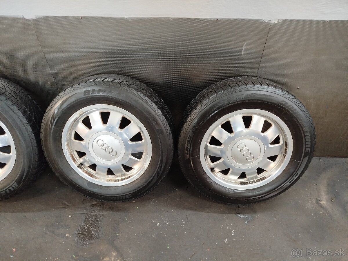 5x112 R15 originál Audi kované elektróny pneu 195/65 r15 5mm - 5