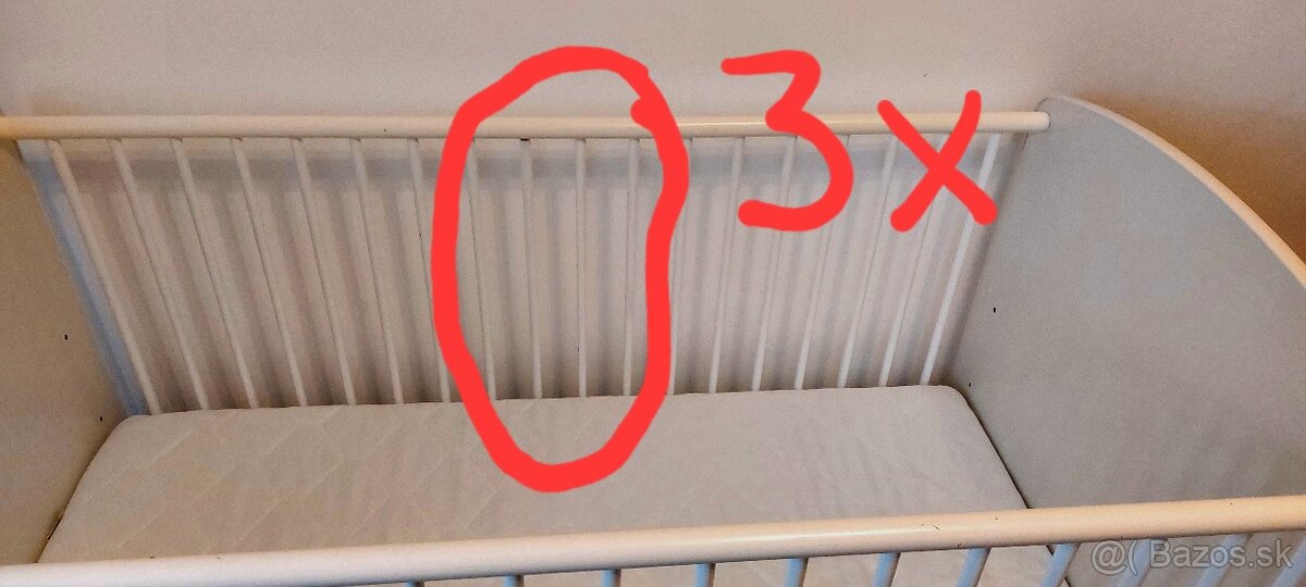 Detská postieľka s úložným priestorom a komple príslušenstvo - 5