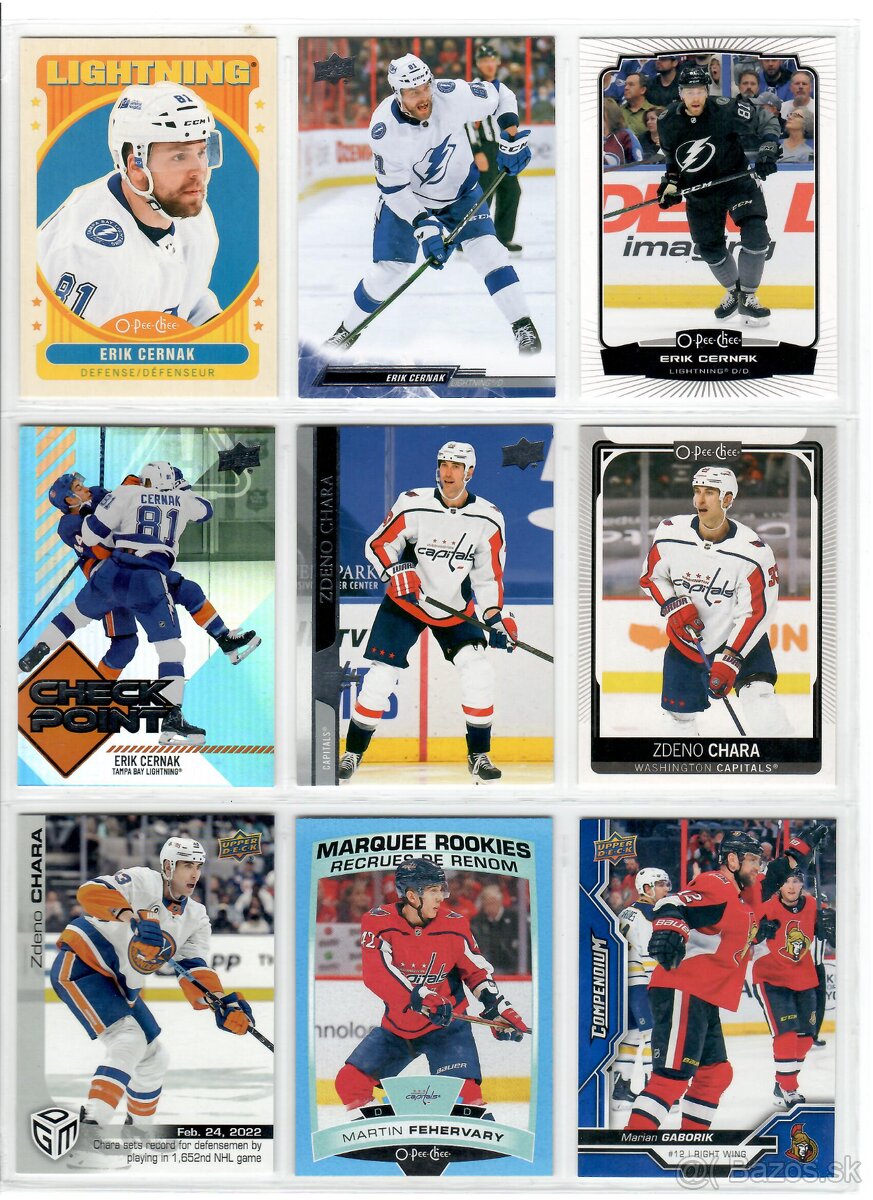 Predam hokejove karticky slovakov v NHL - 5